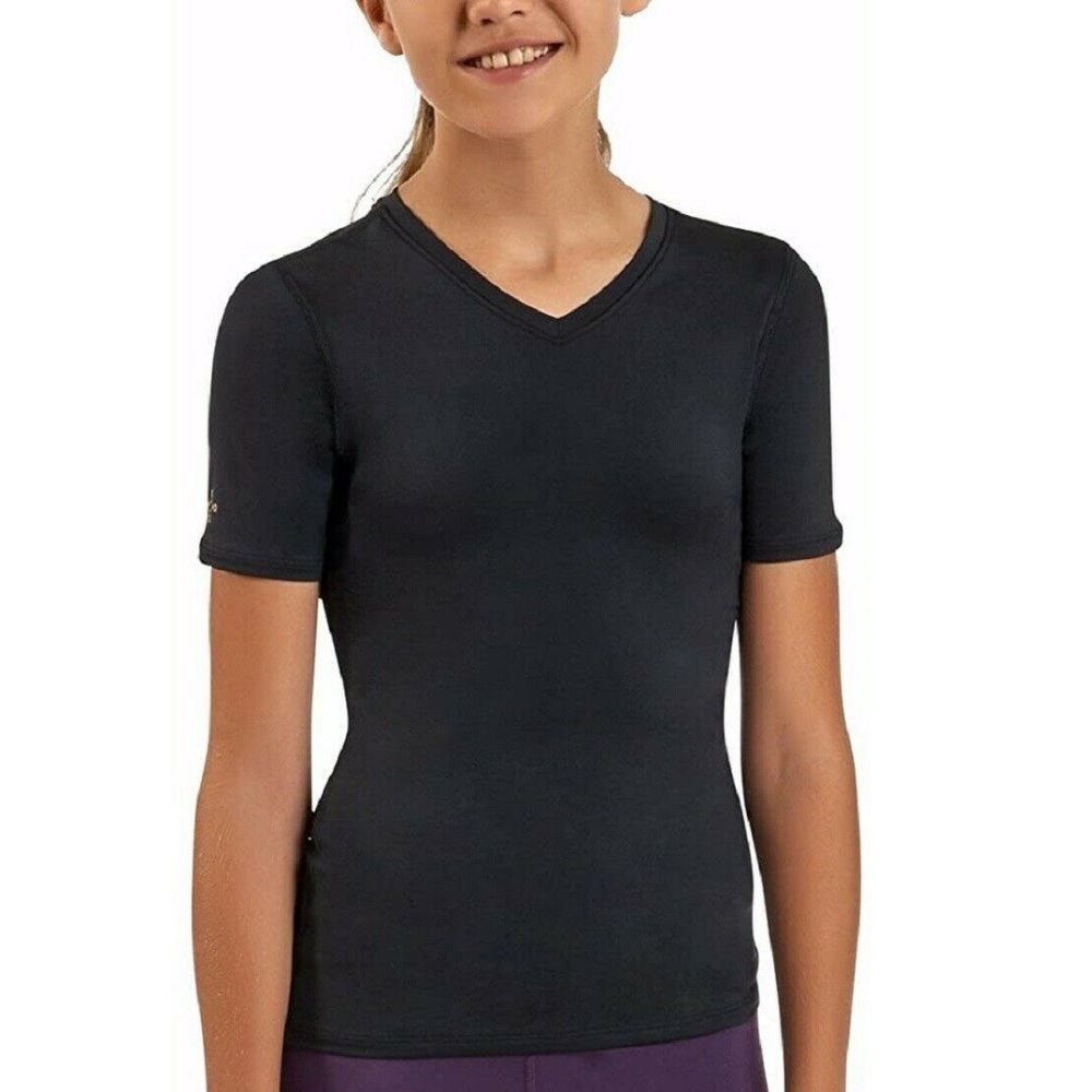 Tommie Copper Girls Core Short Sleeve V Neck Tee